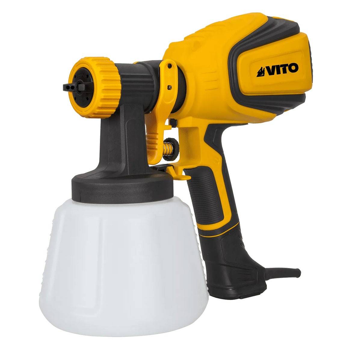 Pistolet à peinture électrique 600W Reservoir 1200ml 4 modes de Pulvérisation VITO - Imagen 8