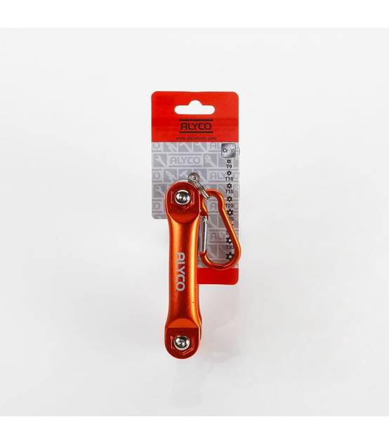 Set de 8 clés torx avec cadre en métal alyco orange ALYCO 170617 - Image 2