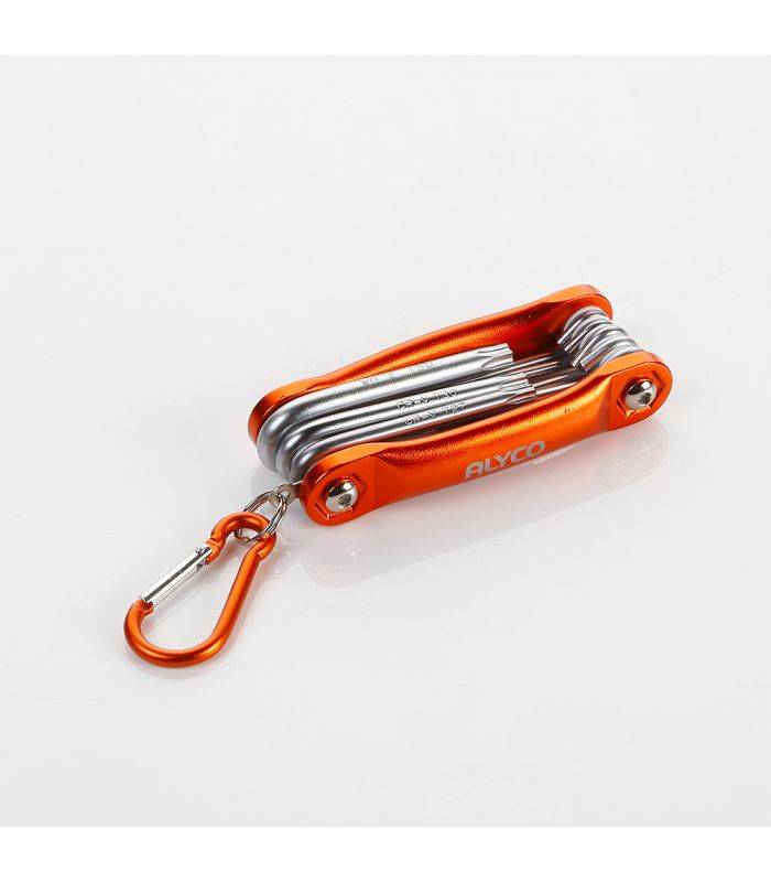 Set de 8 clés torx avec cadre en métal alyco orange ALYCO 170617 - Image 4