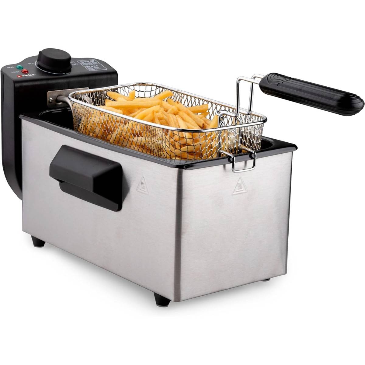 Alpina - Friteuse électrique à huile Cuve 3L 2000W 190°C ALPINA - Imagen 2