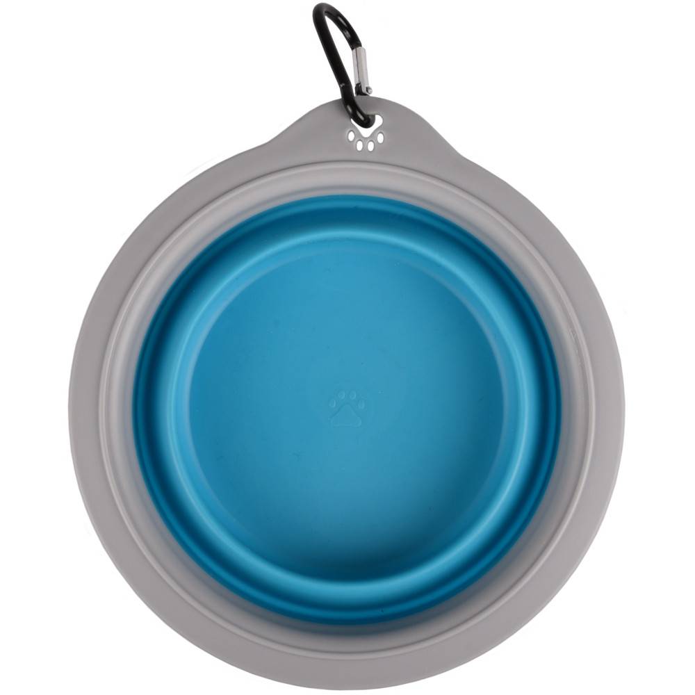 Flamingo - Gamelle de transport BUBO 625 ml. pour chien. couleur bleu/ gris. - Imagen 6