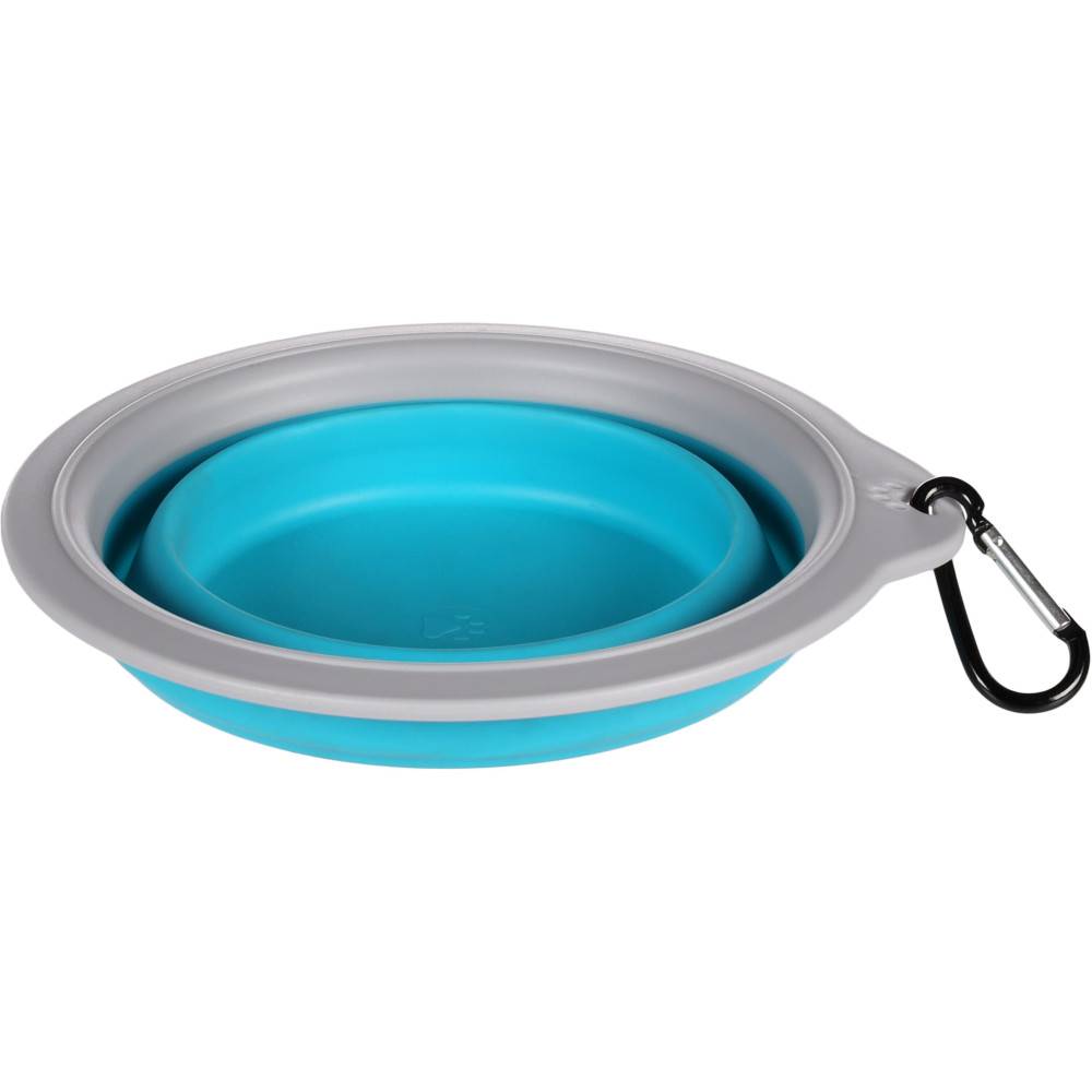 Flamingo - Gamelle de transport BUBO 625 ml. pour chien. couleur bleu/ gris. - Imagen 7