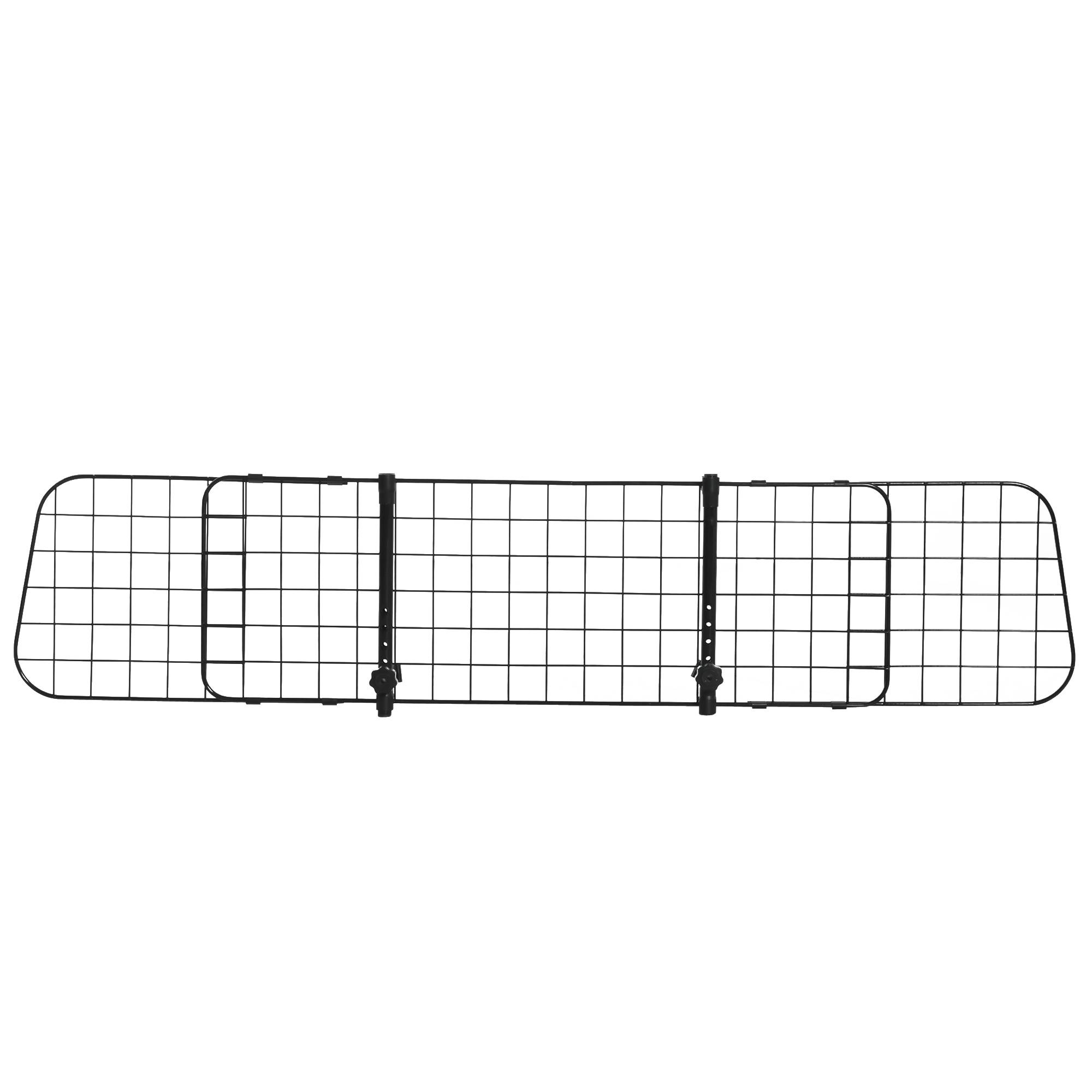 Barrière de Sécurité Universelle pour Chien en Voiture, Métal Extensible pour Sièges Arrière et Coffre, 91–152 x 30 cm, Noir - Image 2