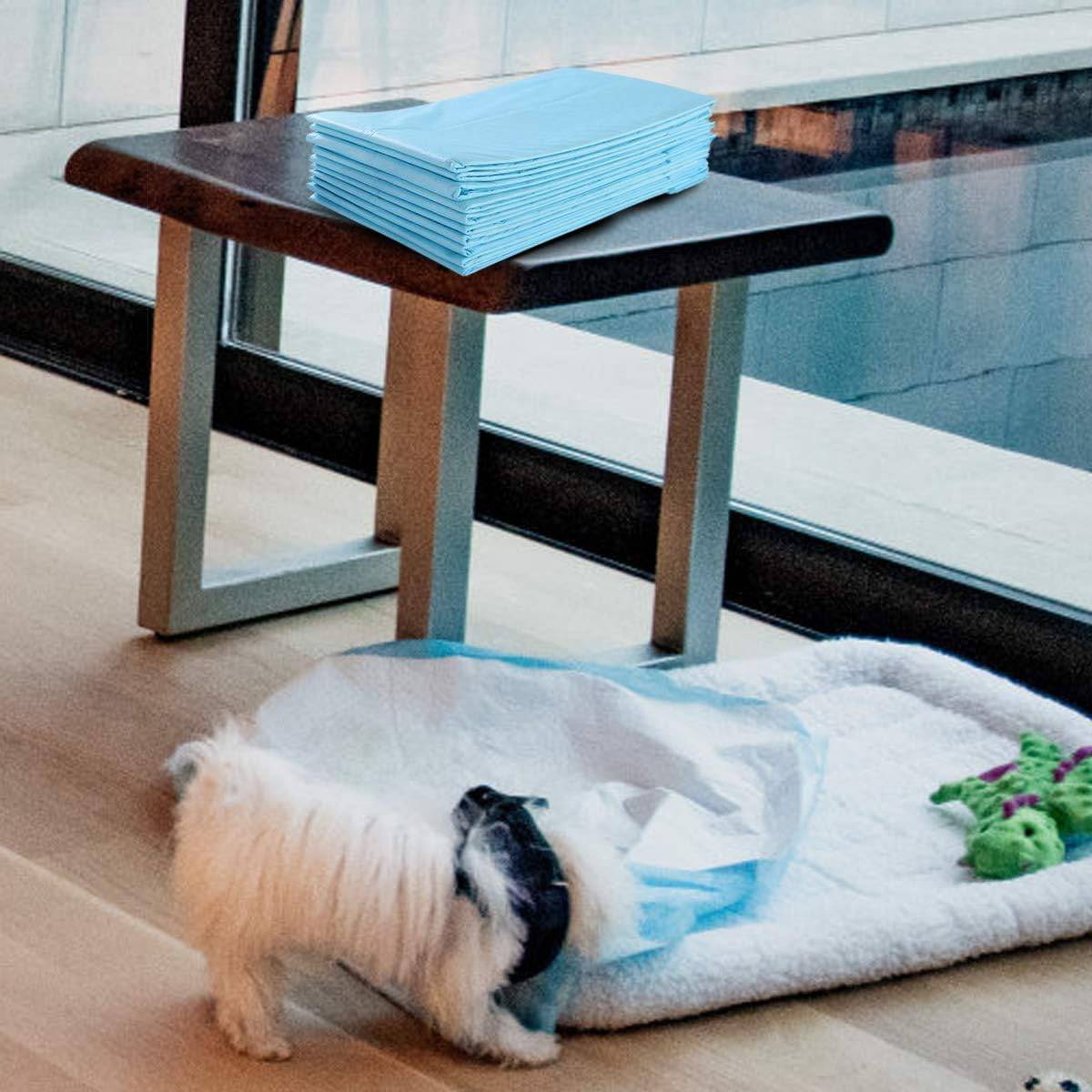 Costway - Lot de 300 Tapis Éducateurs pour Chiot, Alaise pour Chien Jetable à 5 Couches, 43 x 60 CM - Image 2