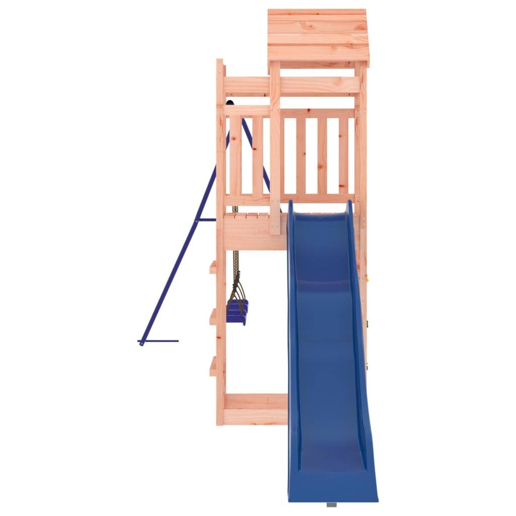 Helloshop26 - Aire de jeux d'extérieur balançoires toboggan portiques robuste jeux jardin 492 x 185 x 239 cm bois massif de douglas - Imagen 4
