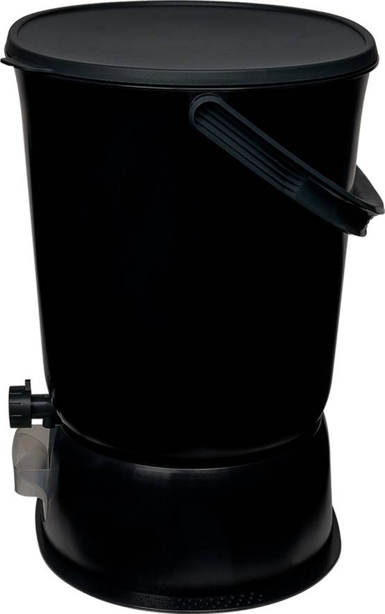 Kit 1 composteur bokashi ORGANKO ESSENTIAL 15,3L noir SKAZA - Imagen 2
