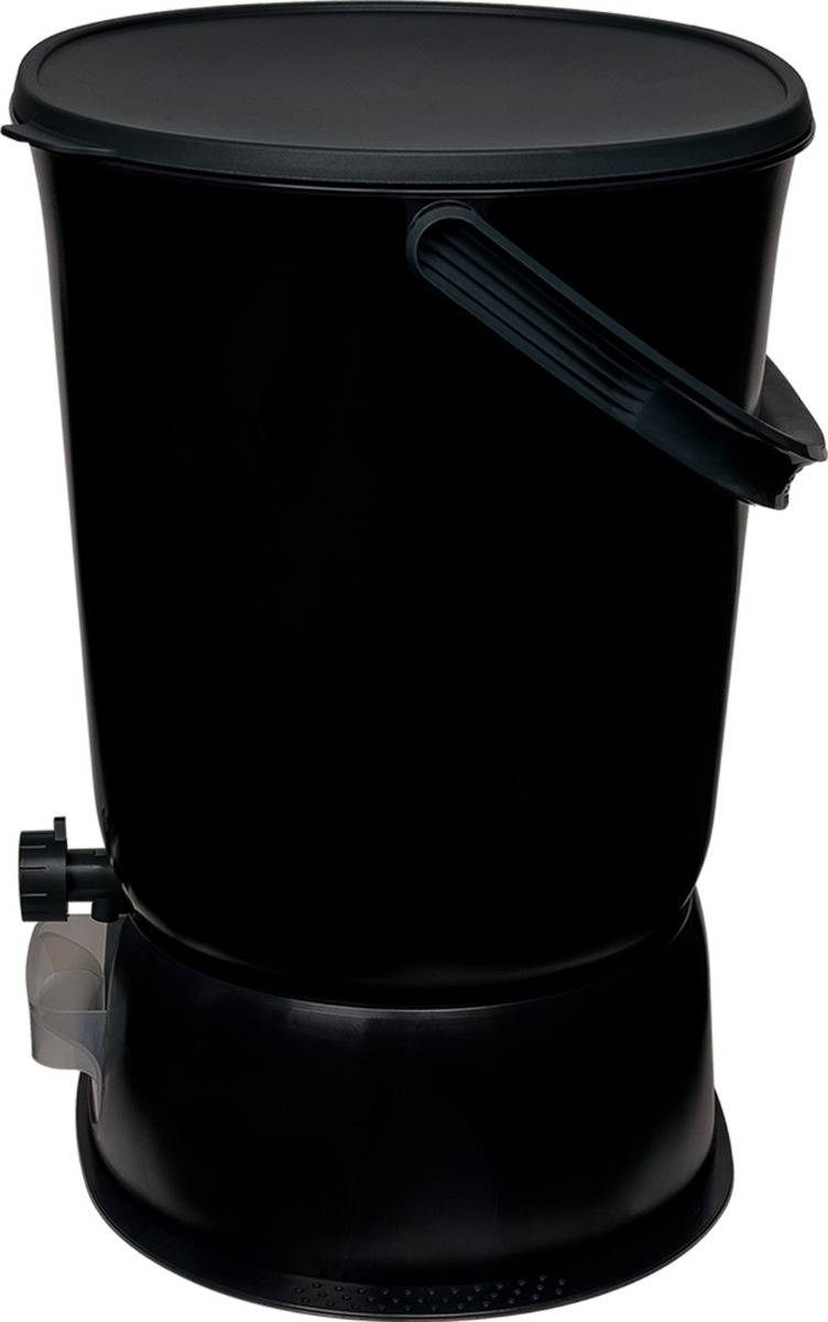 Kit 1 composteur bokashi ORGANKO ESSENTIAL 15,3L noir SKAZA - Imagen 2