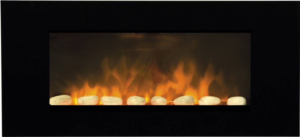 Cheminée électrique Murale Volcano XXL Wifi 120 cm Effet Flammes LED Chemin'Arte - Imagen 1