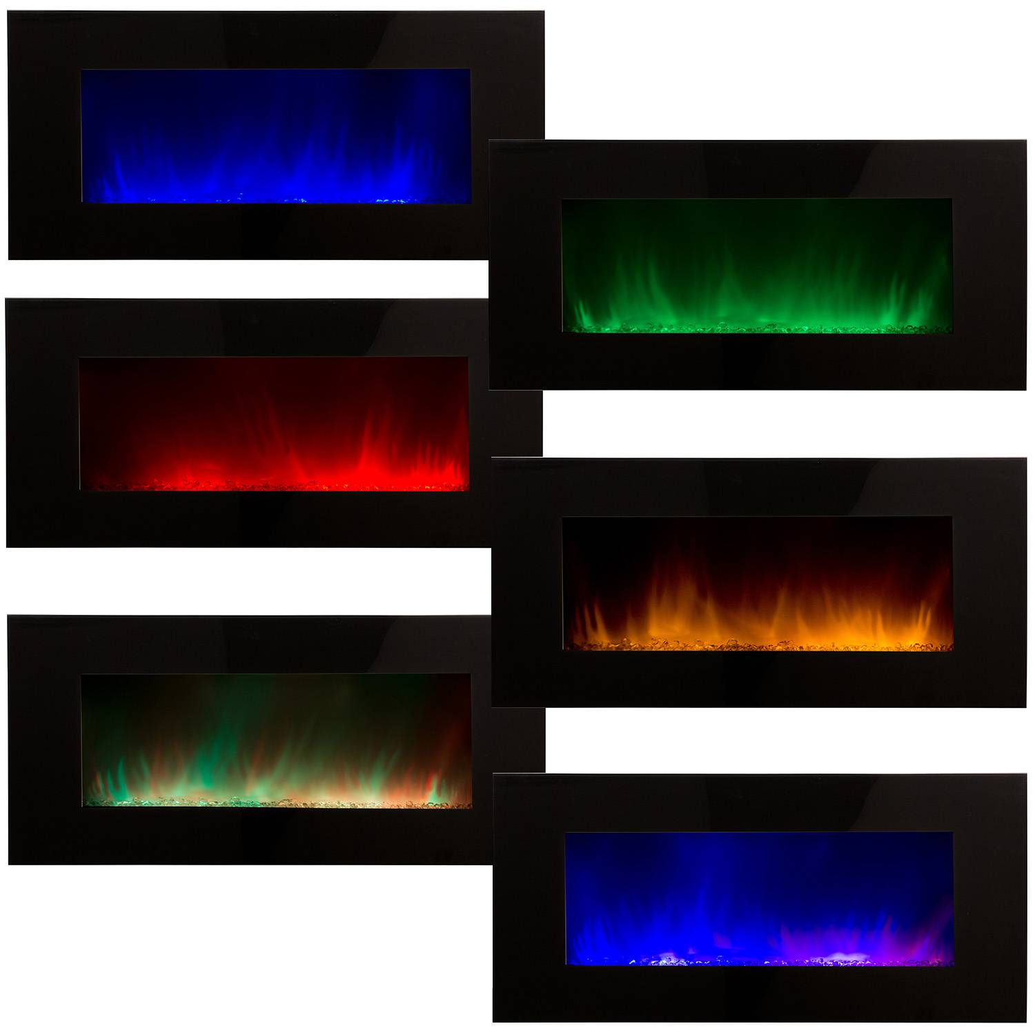 Cheminée électrique Murale Volcano XXL Wifi 120 cm Effet Flammes LED Chemin'Arte - Imagen 10