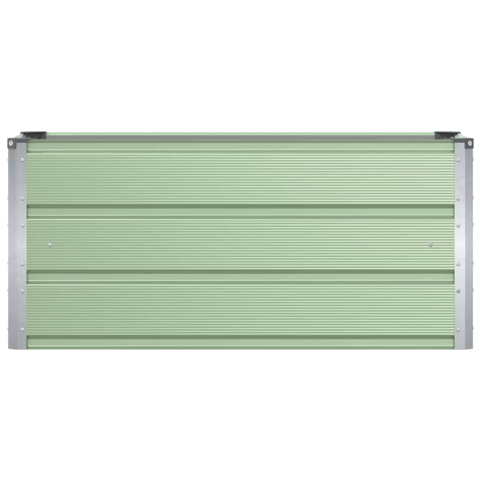 Vidaxl - Jardinière Vert 100 x 40 x 45 cm Acier vidaXL 42018236 - Image 5