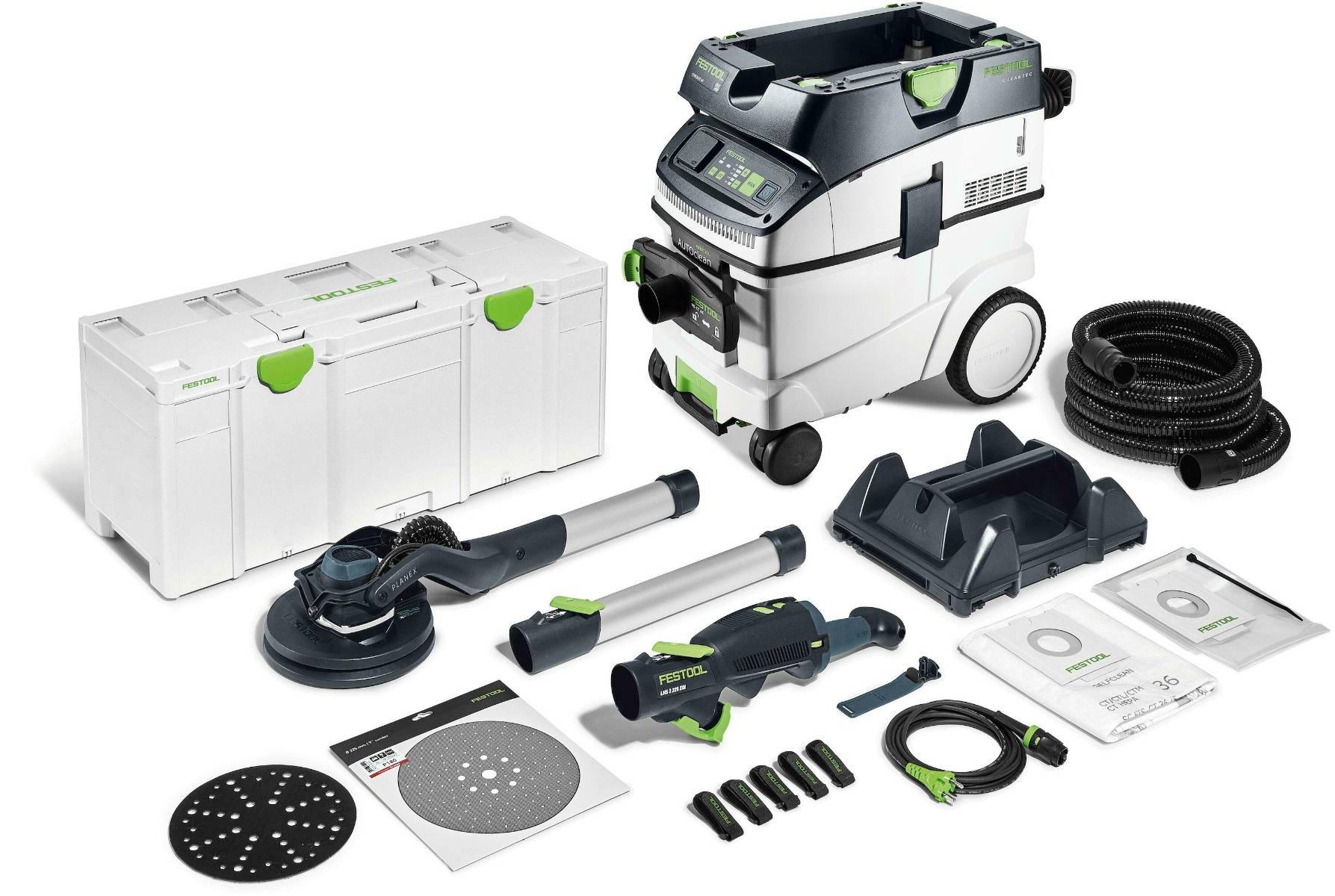 Festool - Kit ponceuse à bras et aspirateur LHS 2 225 EQI / CTM 36-SET - FESTOOL - 578425 - Image 1