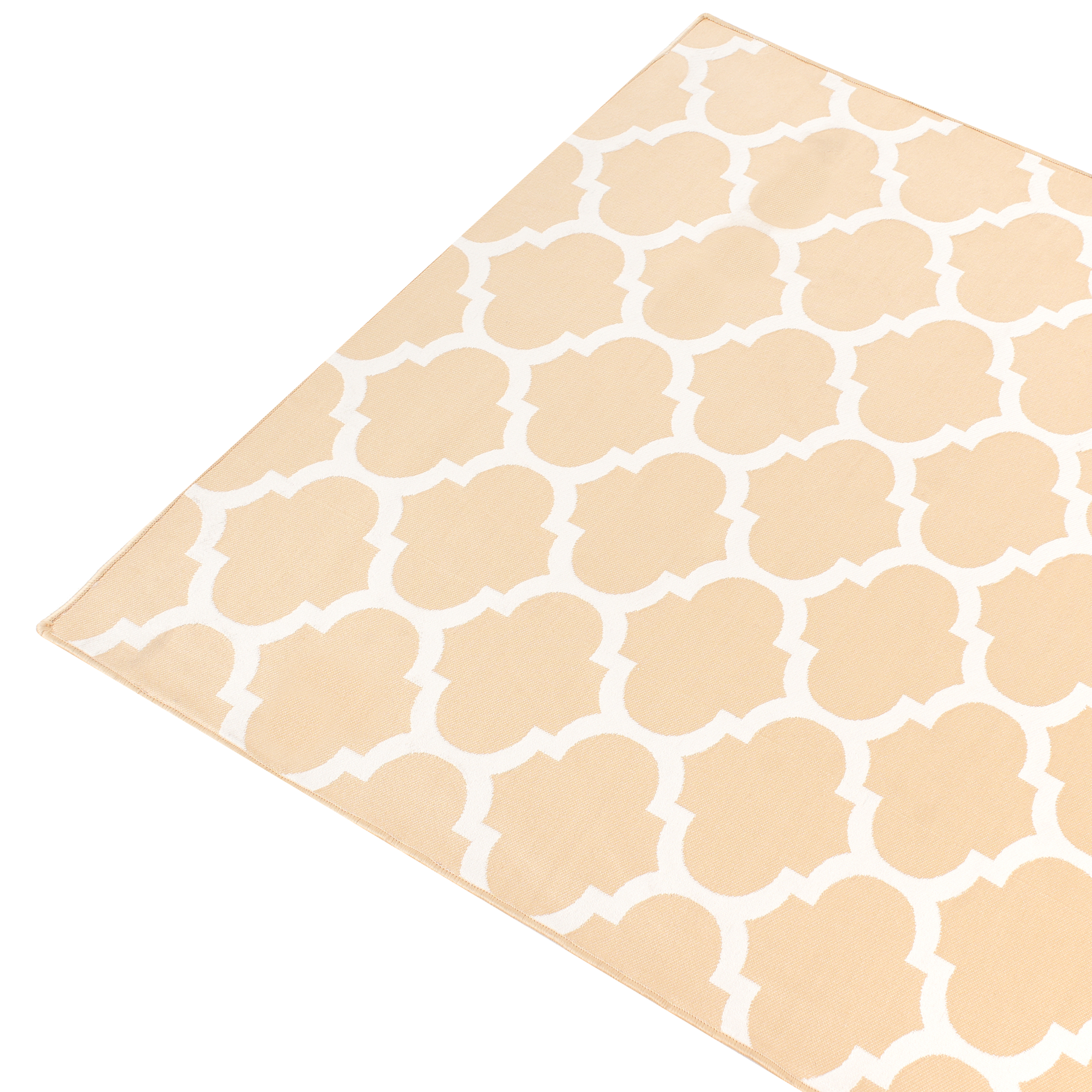 Beliani - Tapis d'extérieur Polypropylène Beige AKSU - Beliani - Imagen 3