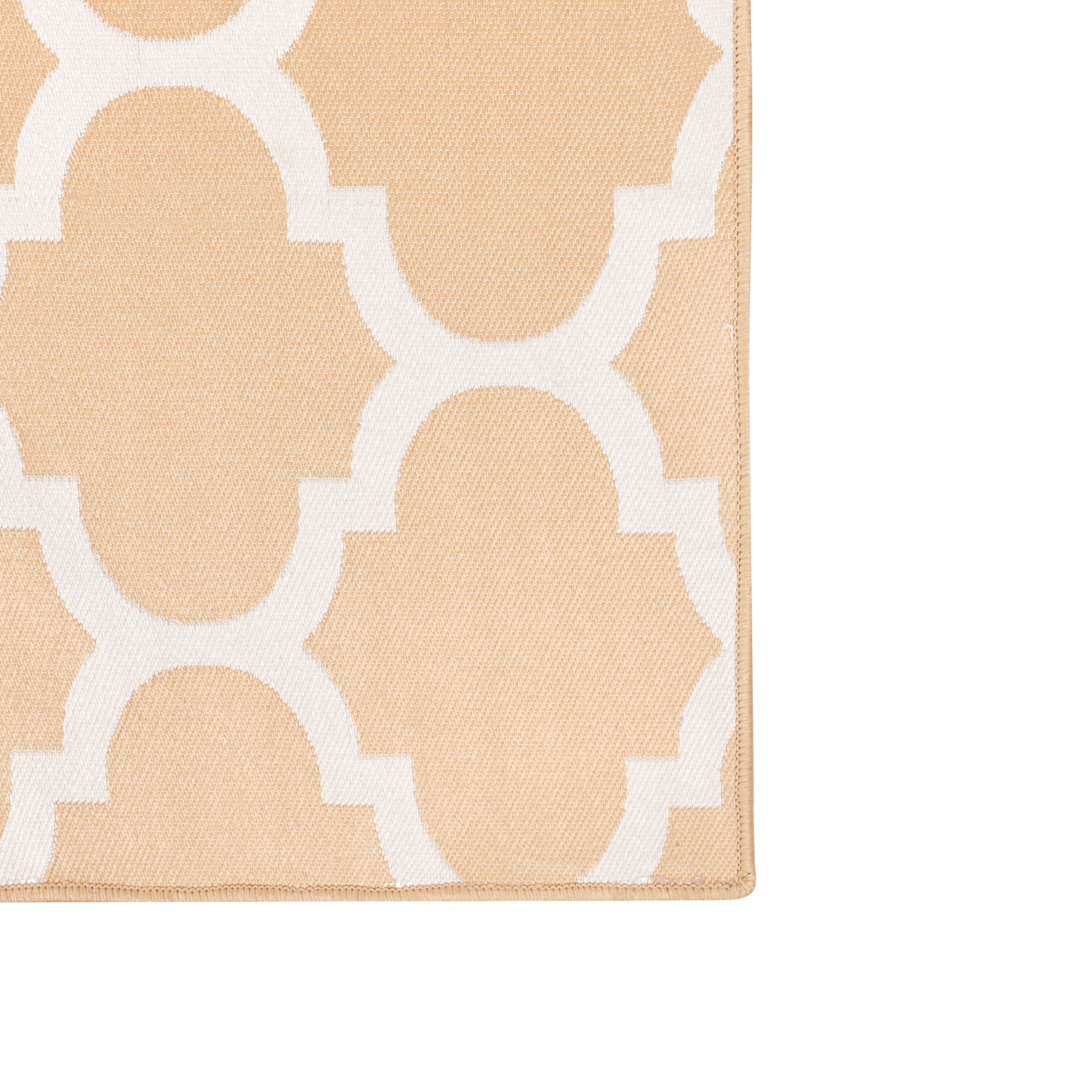 Beliani - Tapis d'extérieur Polypropylène Beige AKSU - Beliani - Imagen 4