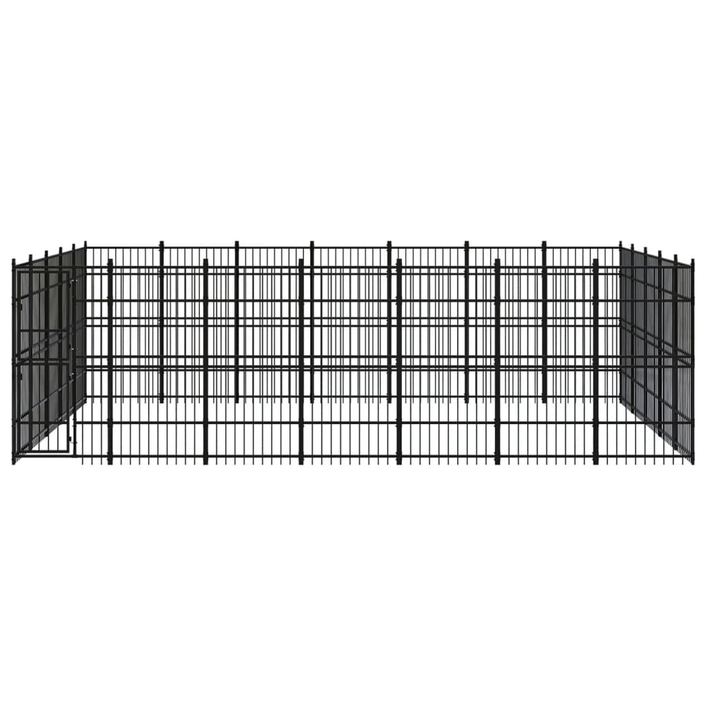 Vidaxl - Chenil D'Extérieur Pour Chiens Acier 32,26 M² - vidaXL - Imagen 1