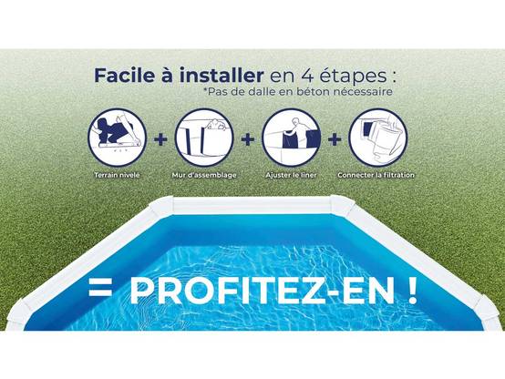 Gré - Piscine acier blanc Fidji ovale 5,27 x 3,27 x 1,22 m - Gré - Image 9