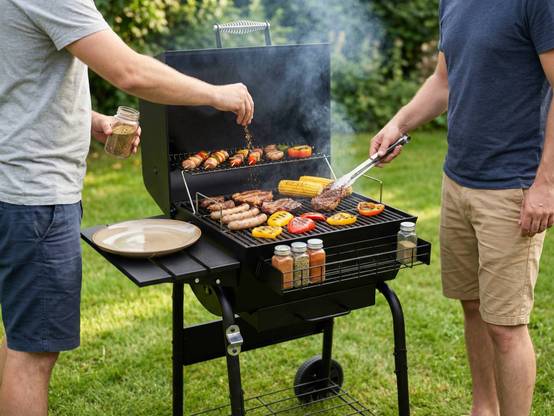 Char-broil - Barbecue à charbon Charcoal M + Kit 3 ustensiles - Char-Broil - Image 7