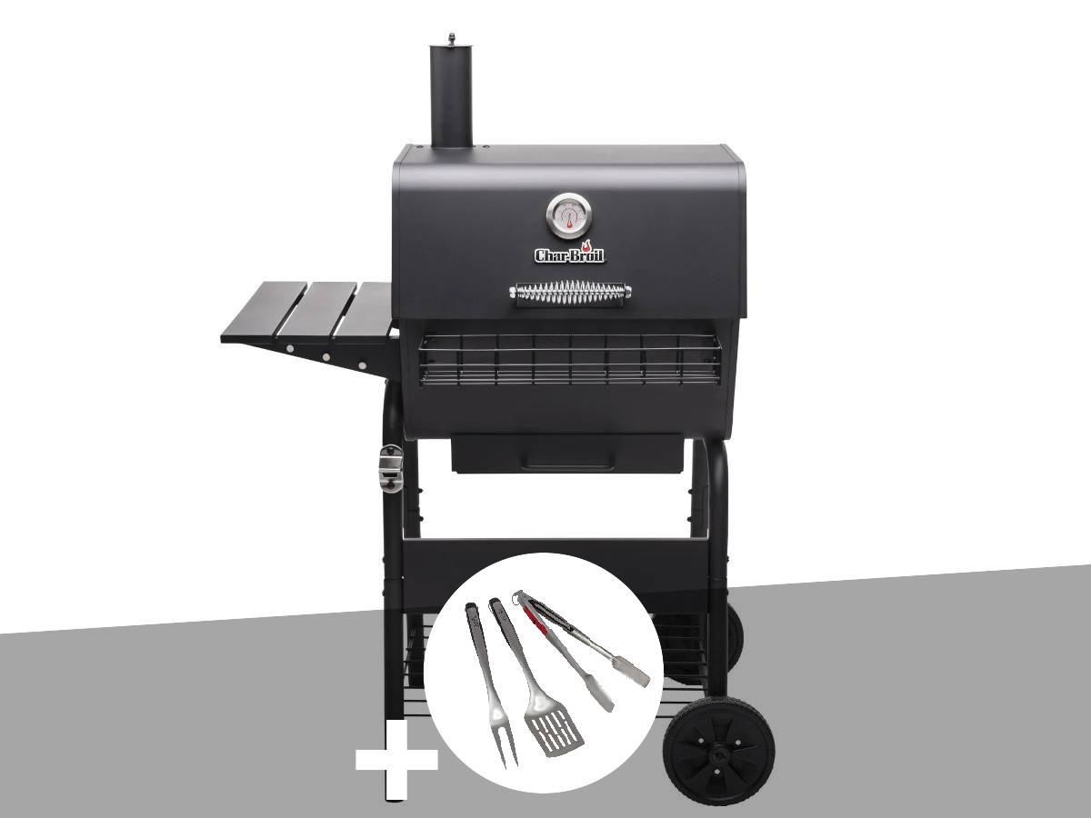 Char-broil - Barbecue à charbon Charcoal M + Kit 3 ustensiles - Char-Broil - Image 1