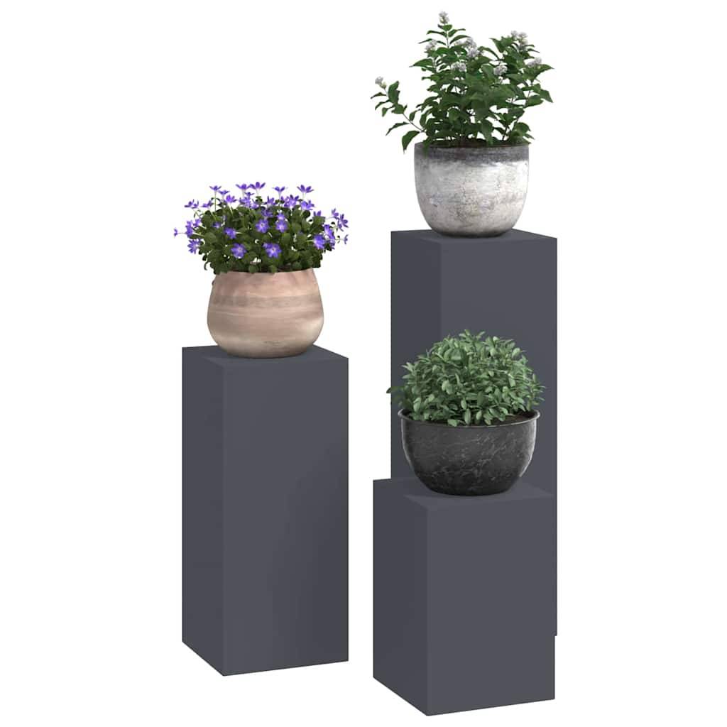 Support plante  Prolenta Anthracite  24 X 24 X 75 cm  - P95067A - Image 3
