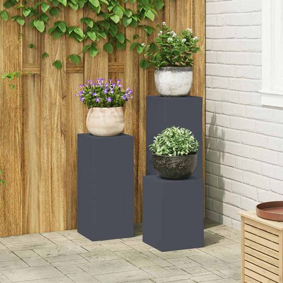 Support plante Prolenta Anthracite 24 X 24 X 75 cm - P95067A - Image 1