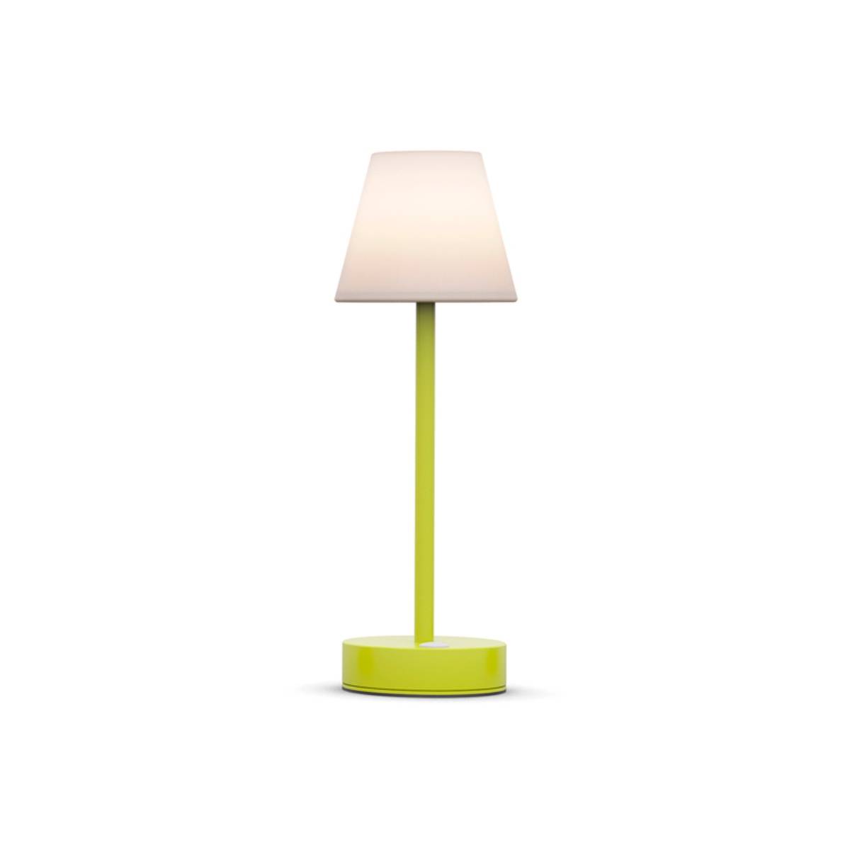 Lampe de table 30 cm avec batterie rechargeable. Lumière LED chaud. Fabriquée en Espagne. LOLA SLIM - Imagen 1