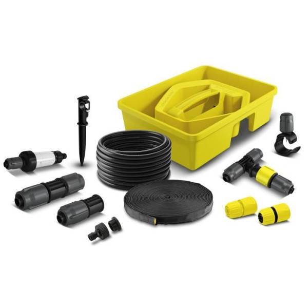 Set complet d'arrosage KÄRCHER - Rain Box avec tuyau micro-poreux et goutteur - Image 1