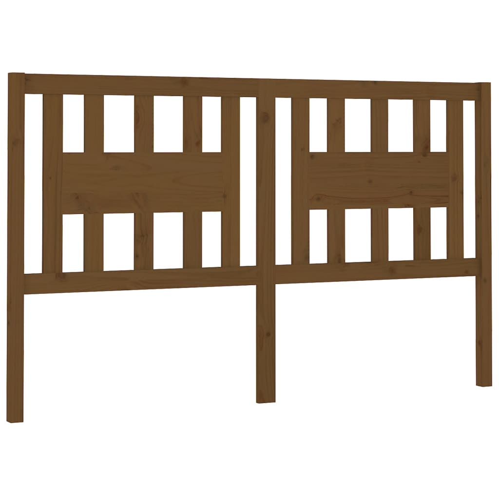 Vidaxl - Tête de lit Marron miel 166x4x100 cm Bois massif de pin - vidaXL - Imagen 1