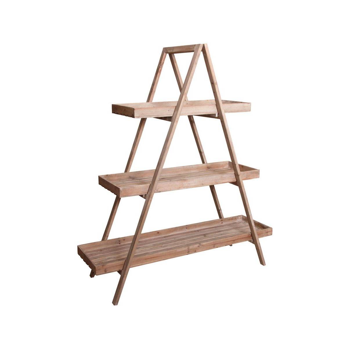 Aubry Gaspard - Etagère pliante en bois patiné - Imagen 1