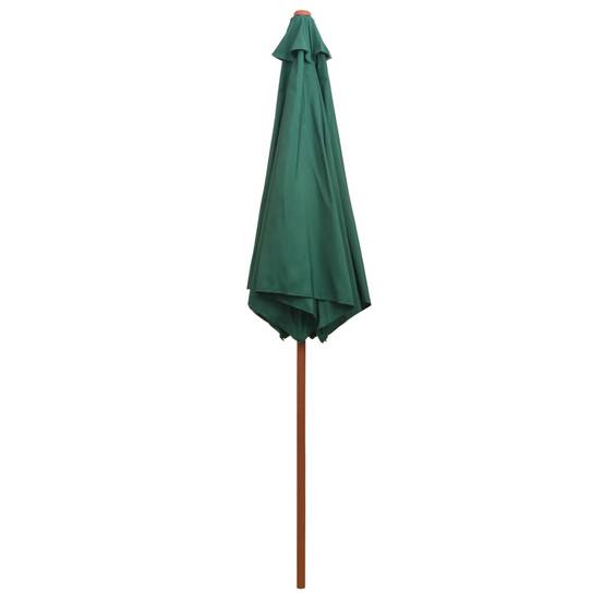 PANGIVO - Parasol avec poteau en bois 270 x 270 cm Vert - PANGIVO - Image 5