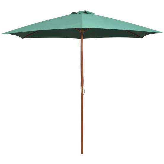 PANGIVO - Parasol avec poteau en bois 270 x 270 cm Vert - PANGIVO - Image 1