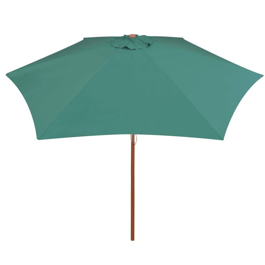PANGIVO - Parasol avec poteau en bois 270 x 270 cm Vert - PANGIVO - Image 3