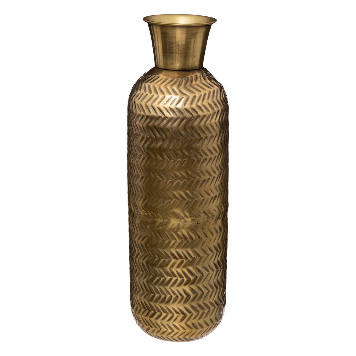 Atmosphera - Vase "Night" métal doré H45cm - Atmosphera Créateur d'intérieur - Imagen 1
