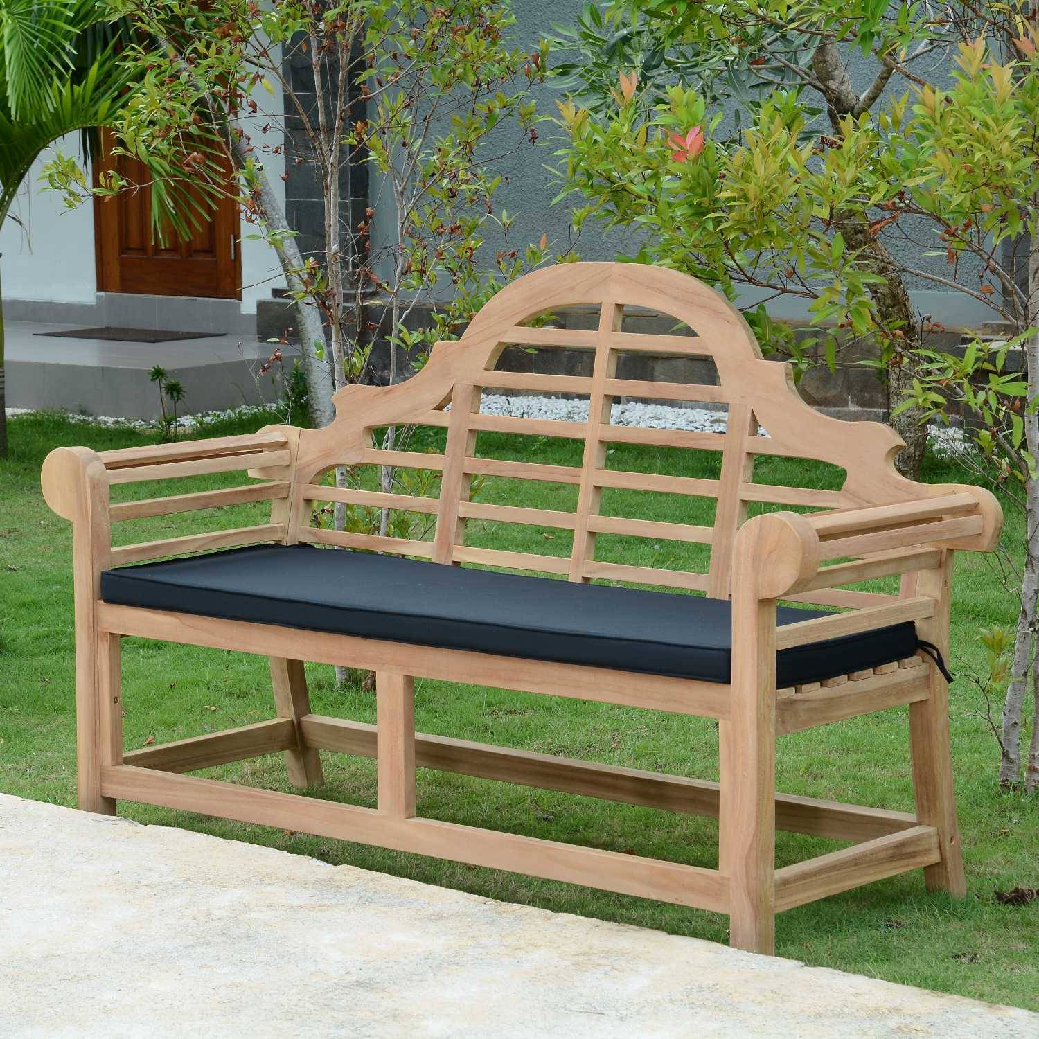 Teck'Attitude - Coussin noir pour banc Marlborough - TECK'Attitude - Imagen 2