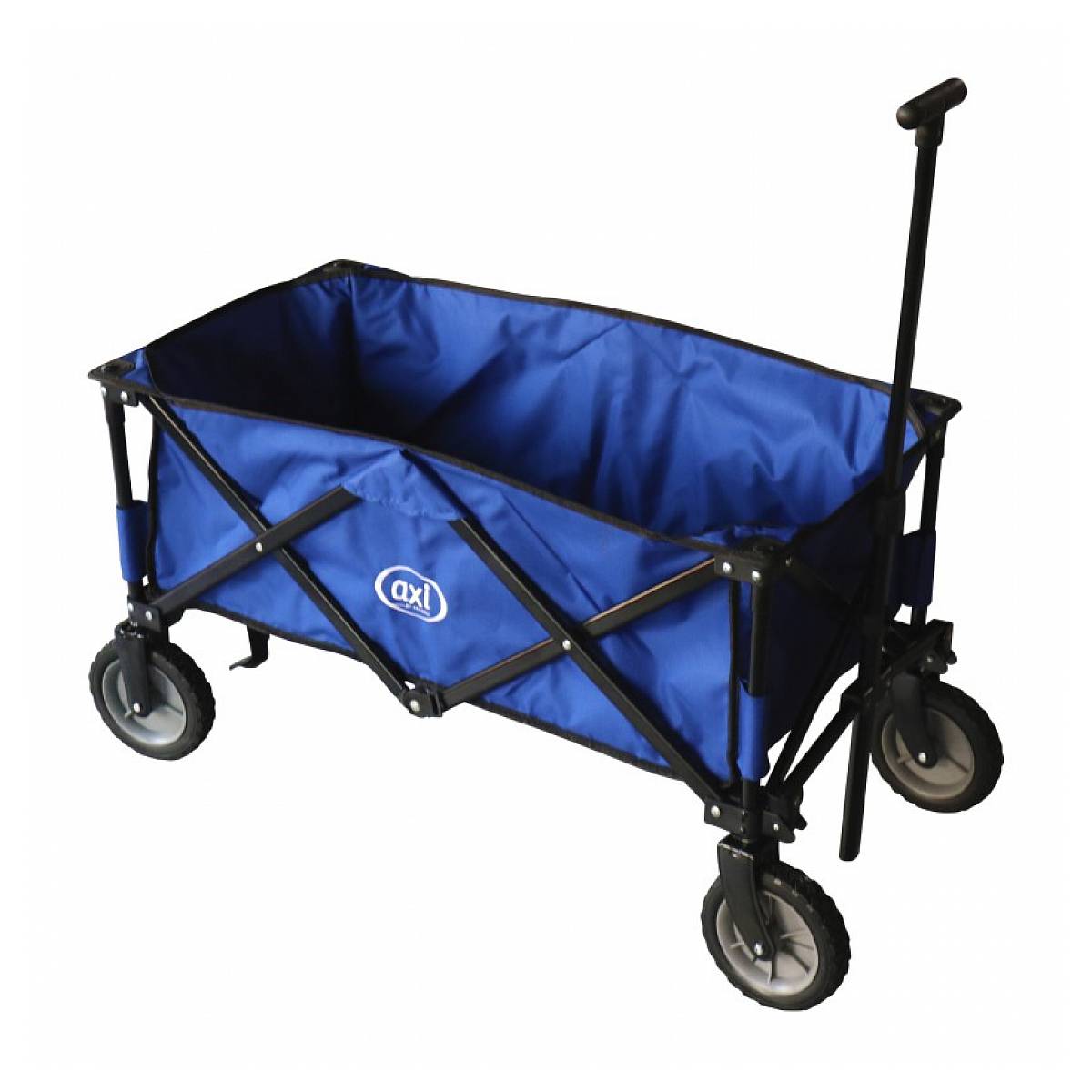 Chariot de Plage Pliable AB110 - Wagon Pratique et Robuste en Bleu - Image 1