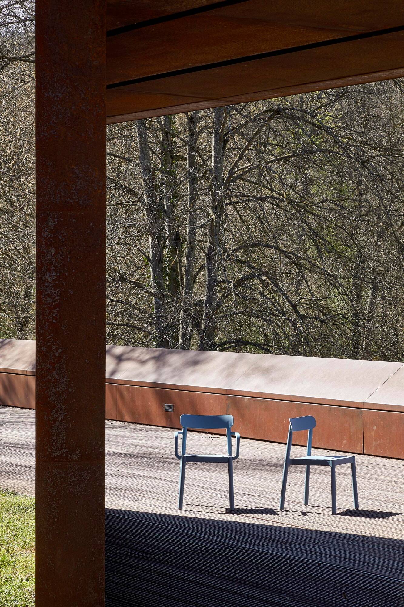 Set 6 fauteuils intérieur, extérieur bleu rétro ELBA garbar - Image 8