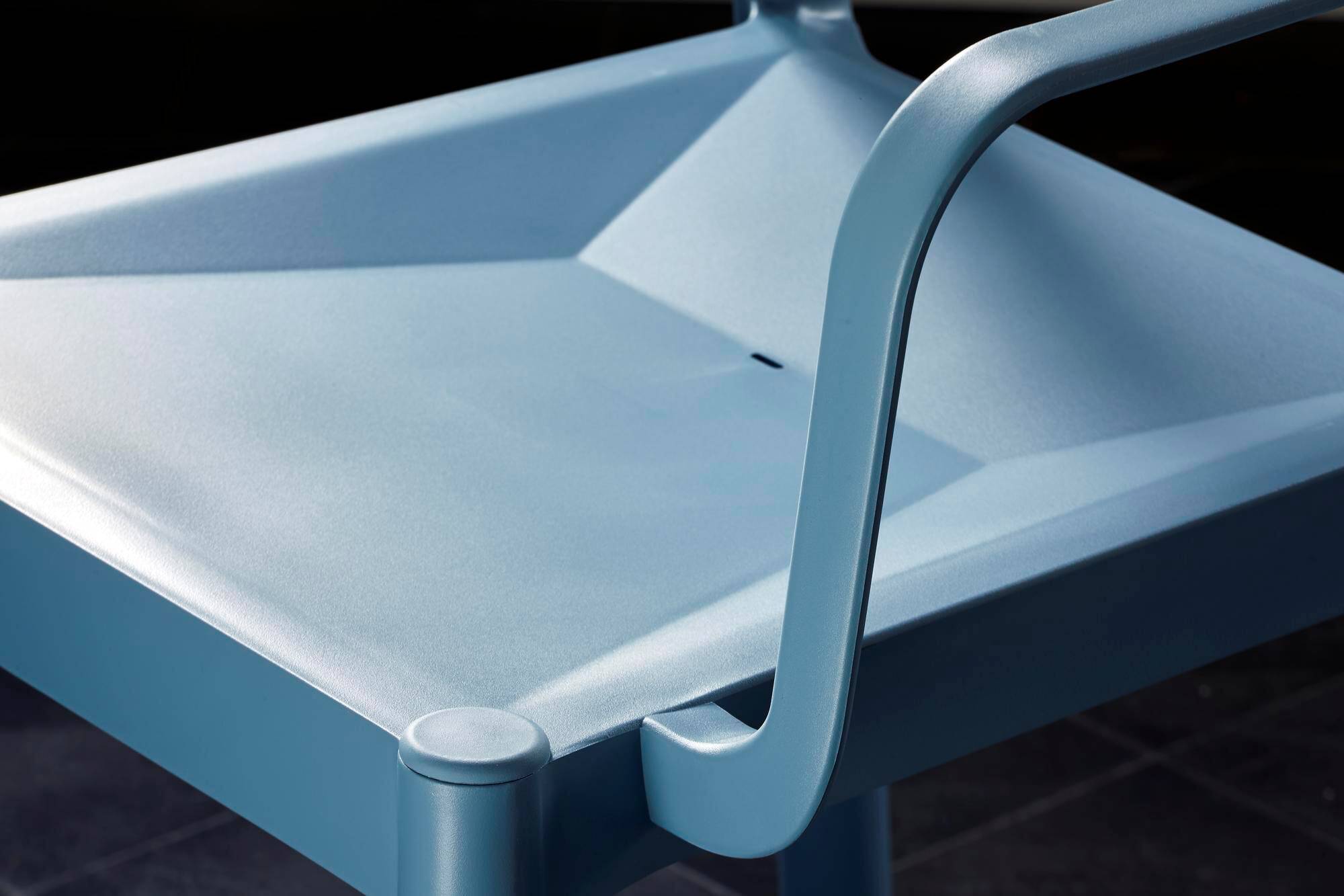 Set 6 fauteuils intérieur, extérieur bleu rétro ELBA garbar - Image 4