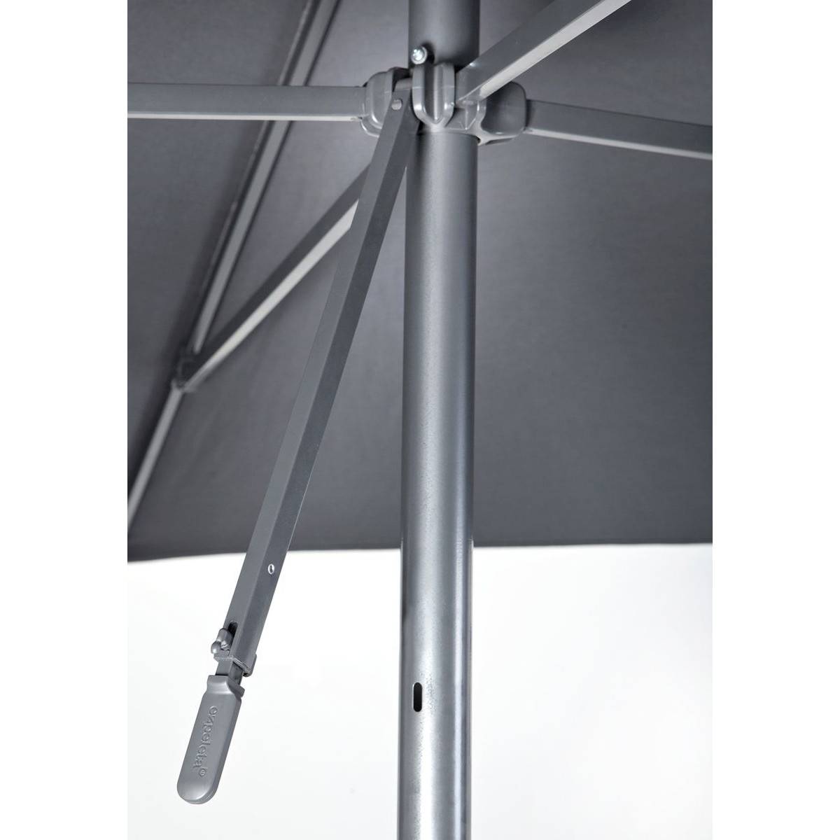 Dcb Garden - Parasol Ouverture Push-Up "Eolo" 250cm Gris Anthracite - Image 2
