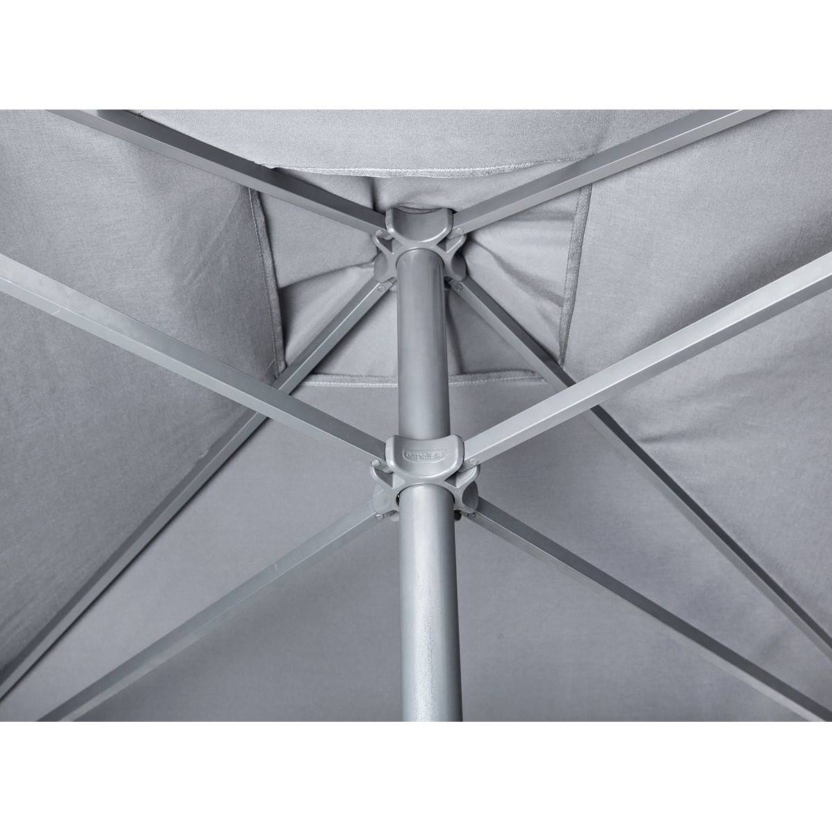 Dcb Garden - Parasol Ouverture Push-Up "Eolo" 250cm Gris Anthracite - Image 3