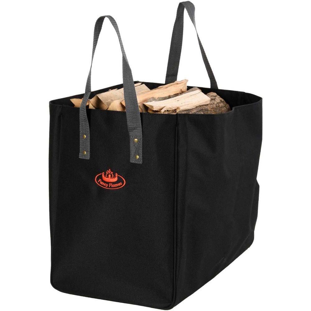 Esschert Design - Sac à bûche en tissu Flames Fancy Flames - Imagen 2