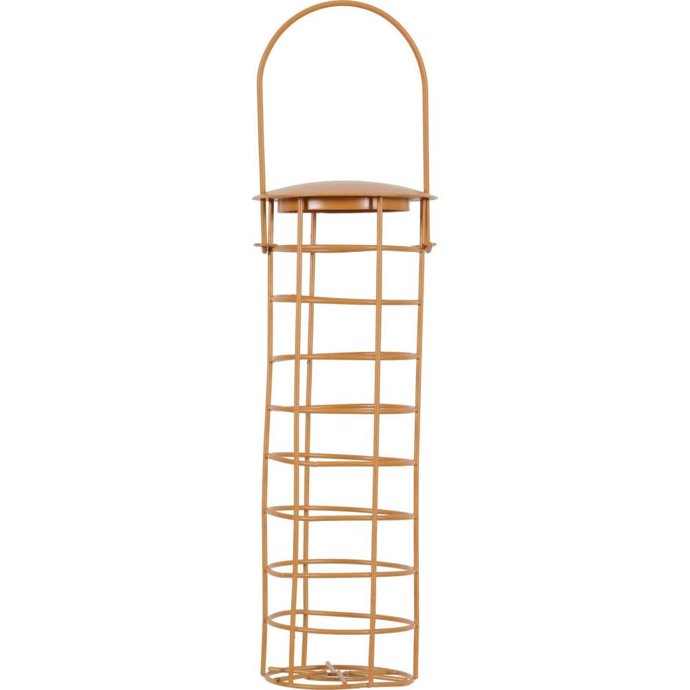 Distributeur à boules de graisse orange, ø 9 x 32 cm pour oiseaux. - Image 1