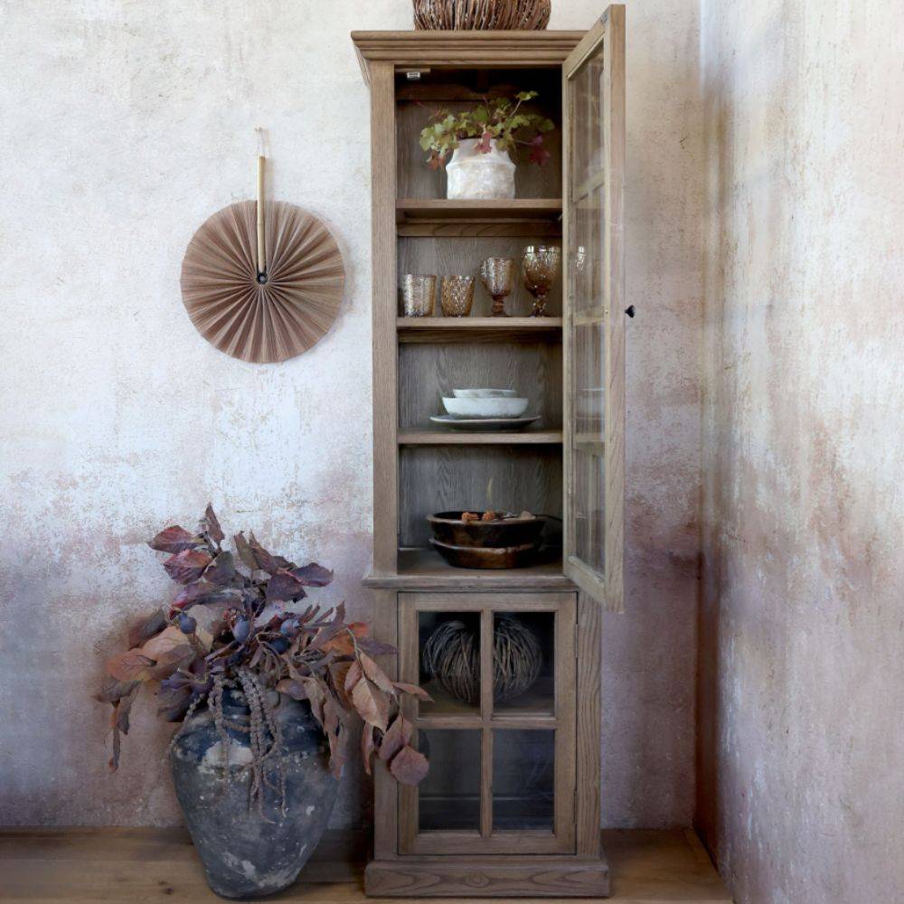 Chemin De Campagne - Armoire 2 portes rangement chambre salle de bain bois marron 196cm Chemin de campagne - Imagen 2