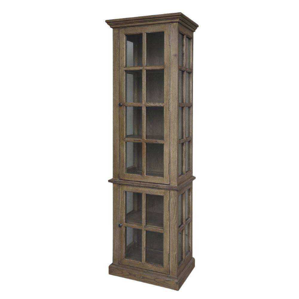 Chemin De Campagne - Armoire 2 portes rangement chambre salle de bain bois marron 196cm Chemin de campagne - Imagen 1