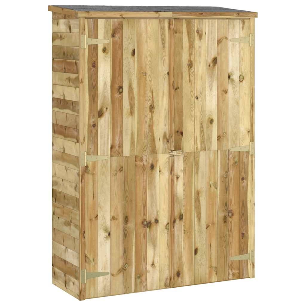 Vidaxl - Abri à outils de jardin 123x45x171 cm Bois de pin imprégné vidaXL 318196 - Imagen 2