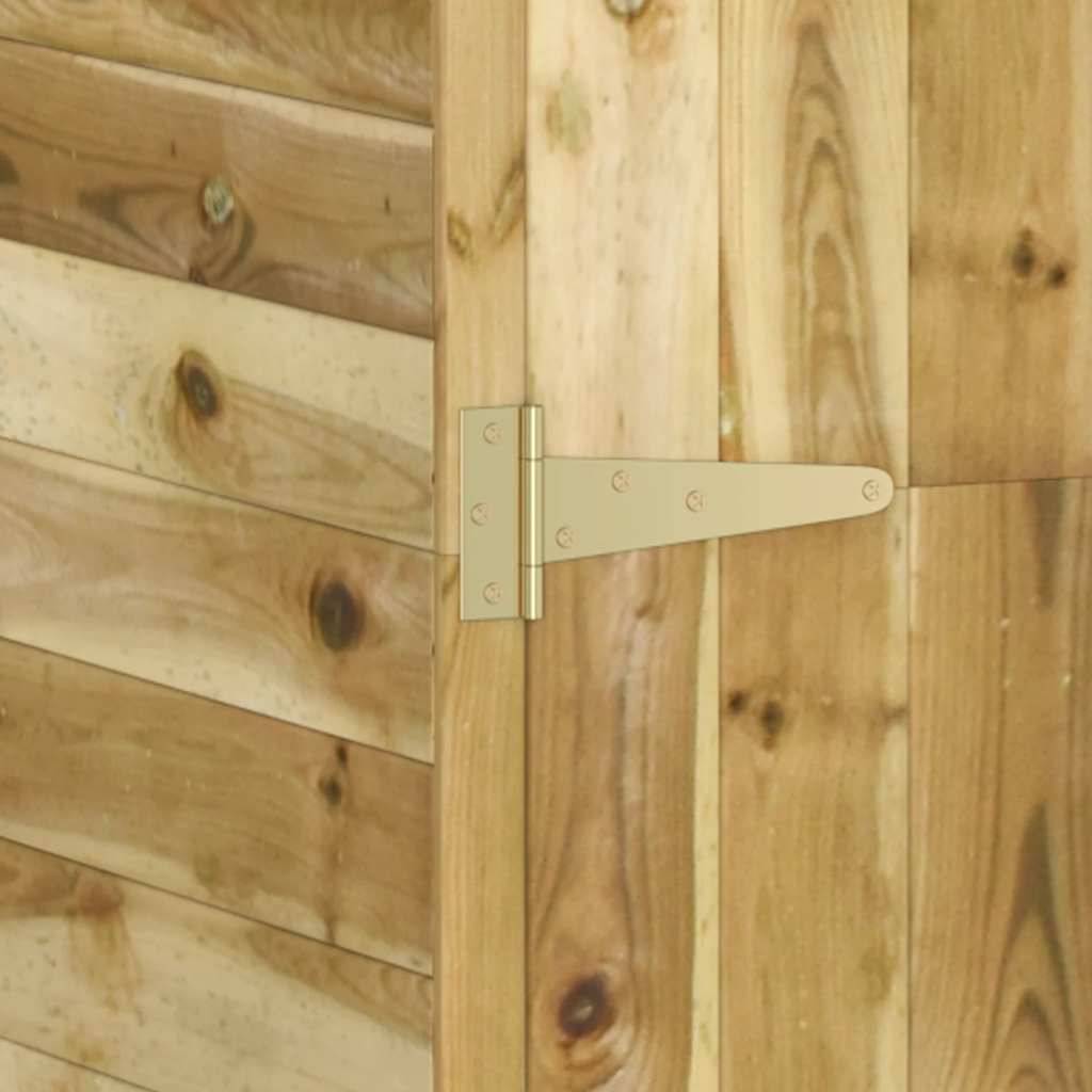 Vidaxl - Abri à outils de jardin 123x45x171 cm Bois de pin imprégné vidaXL 318196 - Imagen 4
