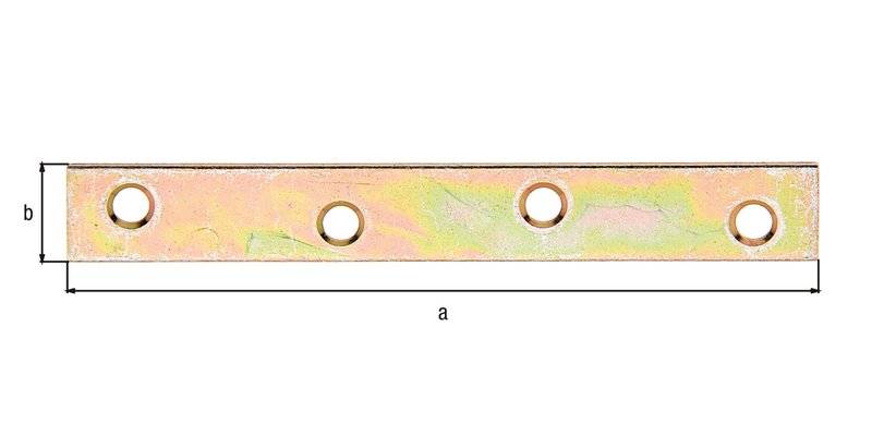 Gah Alberts - Platine d'assemblage bichro 120x16