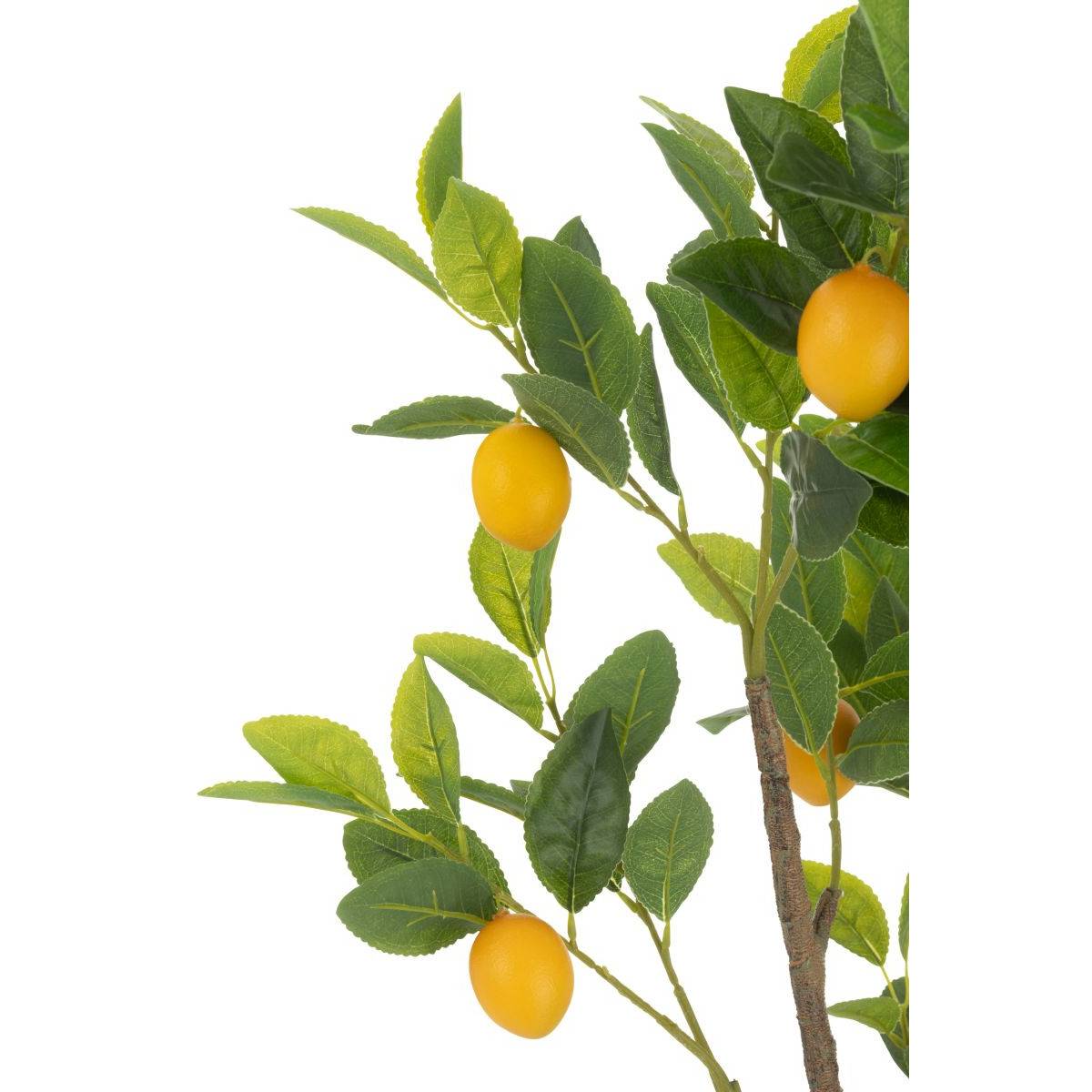 Plante Artificielle en Pot "Citronnier" 130cm Vert - Image 2
