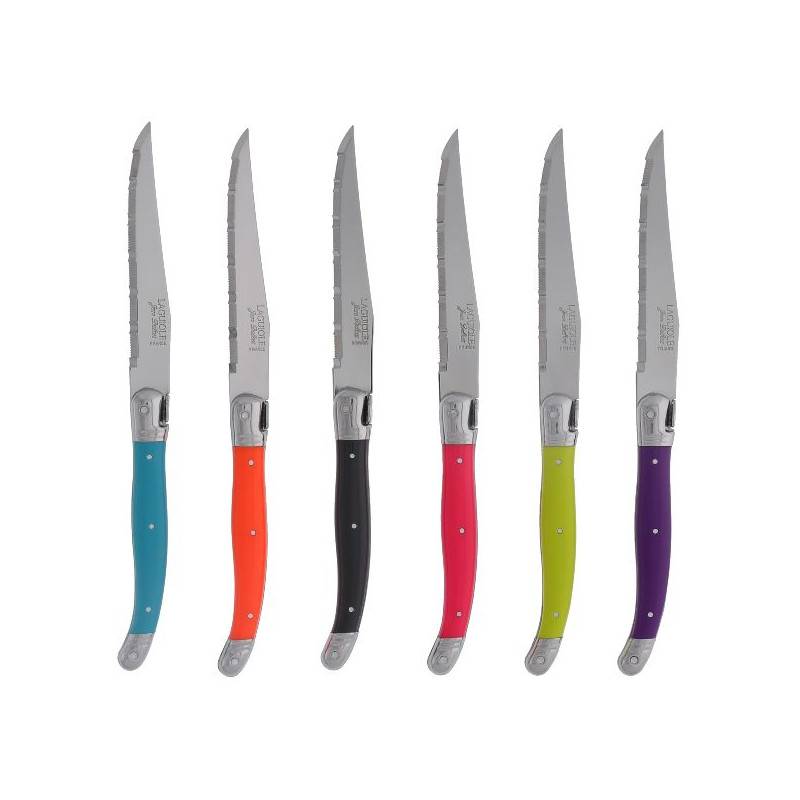 Laguiole Tonic Mix Coffret 6 Couteaux Steack Fr Jean Dubost - L0060011ton018 - Imagen 1