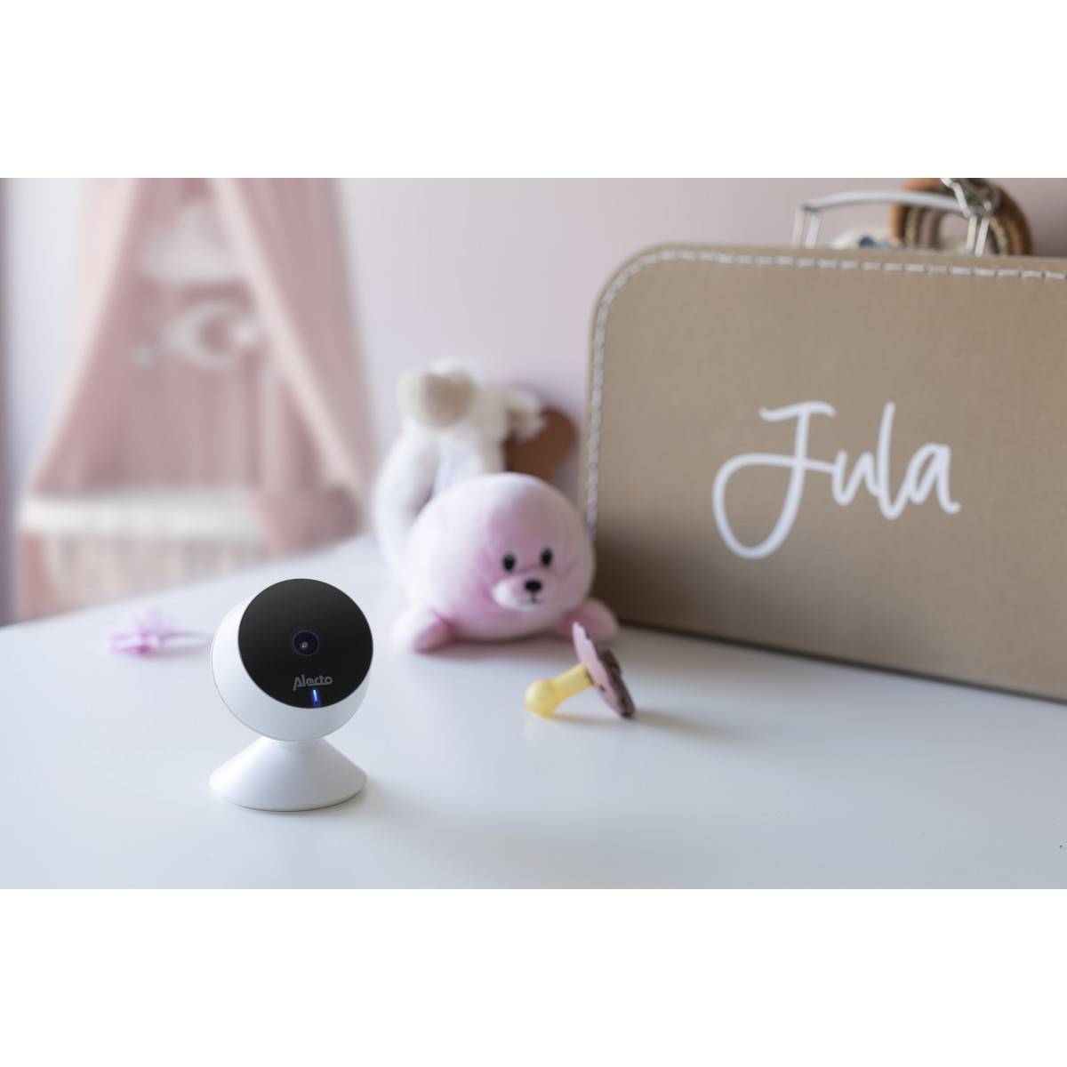 Babyphone avec caméra et Wi-Fi / WLAN Vision Nocturne Audio 2 Voies Détection Mouvement Caméra de surveillance Alecto - Image 4