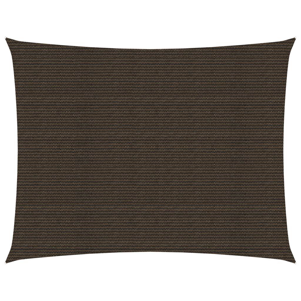 Helloshop26 - Voile d'ombrage 160 g/m² marron 3,5 x 5 m PEHD - Imagen 1