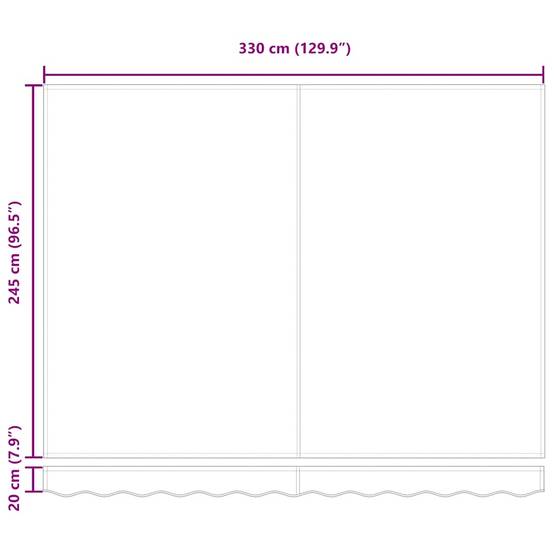 Prolenta Premium - Store banne Piak Orange 3,5 X 2,5 - P87210O - Image 7