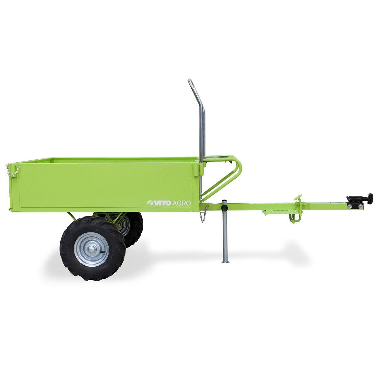 Motoculteur à essence 5200 W 213 cm³ 7CV 4T + Fraise + Remorque 242 x 100 x 127 cm VITO - Imagen 3